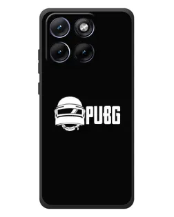 Чехол для Motorola Edge 70 Fusion с картинкой «PUBG — классический лого»