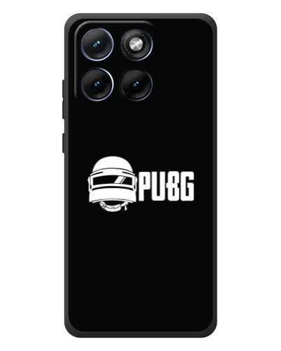 Чехол для Motorola Edge 70 Fusion с картинкой «PUBG — классический лого»