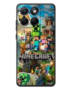 Чехол для Motorola Edge 70 Fusion с картинкой «Замок Minecraft» Чехол для Motorola Edge 70 Fusion с картинкой «Замок Minecraft»
