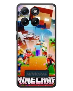Чехол для Motorola Edge 70 Fusion с картинкой «Minecraft герои игры» Чехол для Motorola Edge 70 Fusion с картинкой «Minecraft герои игры»