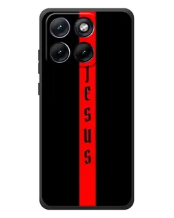 Чехол для Motorola Edge 70 Fusion с картинкой «Красная линия веры»