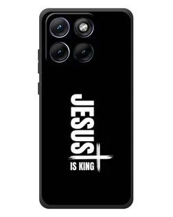 Чехол для Motorola Edge 70 Fusion с картинкой «Вертикаль веры Jesus»