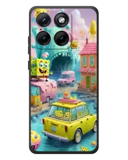 Чехол для Motorola Edge 70 Fusion с картинкой «Монстр-трак приключения»