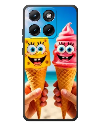 Чохол для Motorola Edge 70 Fusion з картинкою «Спанч Боб морозиво» Чохол для Motorola Edge 70 Fusion з картинкою «Спанч Боб морозиво»