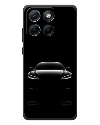 Чехол для Motorola Edge 70 Fusion с картинкой «Силуэт Tesla Night» Чехол для Motorola Edge 70 Fusion с картинкой «Силуэт Tesla Night»