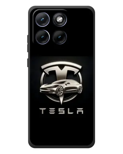 Чехол для Motorola Edge 70 Fusion с картинкой «Tesla — серебристое авто» Чехол для Motorola Edge 70 Fusion с картинкой «Tesla — серебристое авто»