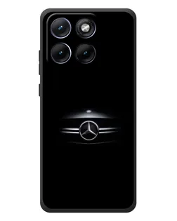 Чехол для Motorola Edge 70 Fusion с картинкой «Mercedes — абстрактные линии»