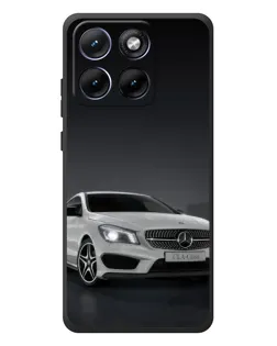 Чехол для Motorola Edge 70 Fusion с картинкой «Mercedes AMG GT Silver»