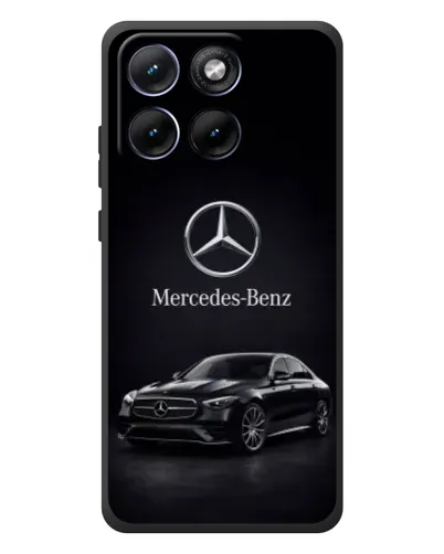 Чехол для Motorola Edge 70 Fusion с картинкой «Mercedes — решетка радиатора»