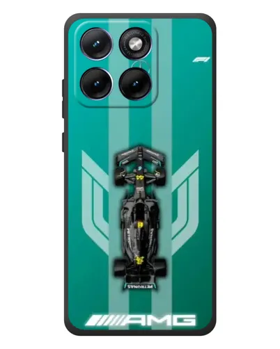Чехол для Motorola Edge 70 Fusion с картинкой «Mercedes AMG Petronas»