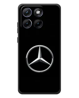 Чехол для Motorola Edge 70 Fusion с картинкой «Mercedes классический лого»