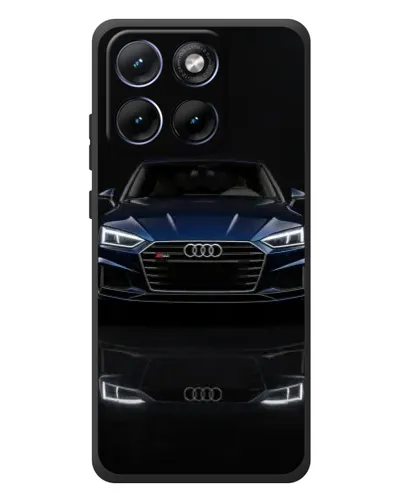Чехол для Motorola Edge 70 Fusion с картинкой «Audi — ночное отражение» Чехол для Motorola Edge 70 Fusion с картинкой «Audi — ночное отражение»