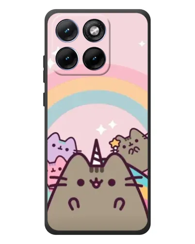 Чехол для Motorola Edge 70 Fusion с картинкой «Единорог Pusheen»