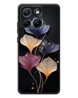 Чехол для Motorola Edge 70 Fusion с картинкой «Лиловые цветы грации»