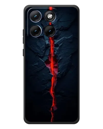 Чехол для Motorola Edge 70 Fusion с картинкой «Kрасная лавовая трещина» Чехол для Motorola Edge 70 Fusion с картинкой «Kрасная лавовая трещина»