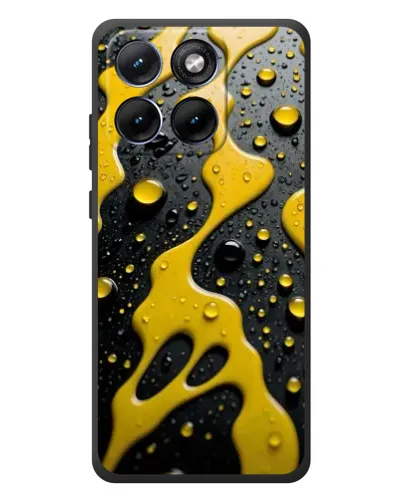 Чехол для Motorola Edge 70 Fusion с картинкой «Жидкое желтое золото» Чехол для Motorola Edge 70 Fusion с картинкой «Жидкое желтое золото»