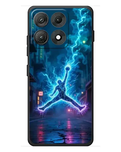 Чехол для Motorola Edge 70 Max с картинкой «Jordan Gold Jumpman»
