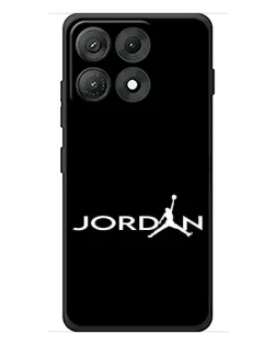 Чехол для Motorola Edge 70 Max с картинкой «Jordan White Logo»
