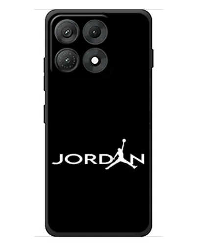 Чехол для Motorola Edge 70 Max с картинкой «Jordan White Logo»