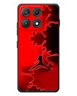Чехол для Motorola Edge 70 Max с картинкой «Jordan Red Smoke»