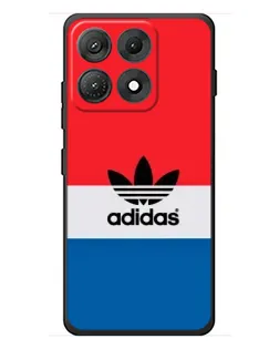 Чехол для Motorola Edge 70 Max с картинкой «Ретро блоки Adidas»