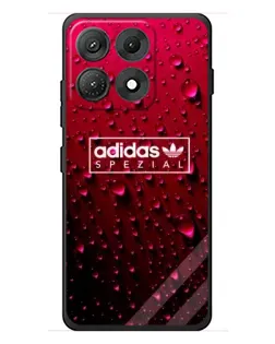 Чехол для Motorola Edge 70 Max с картинкой «Adidas Gold Marble»