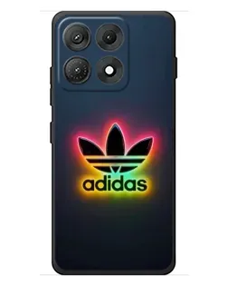 Чехол для Motorola Edge 70 Max с картинкой «Неоновый Adidas»