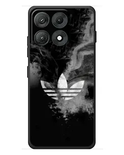 Чехол для Motorola Edge 70 Max с картинкой «Абстрактный дым Adidas»