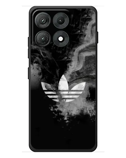 Чехол для Motorola Edge 70 Max с картинкой «Абстрактный дым Adidas»