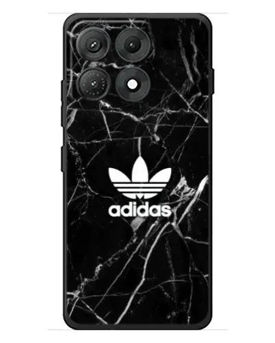 Чехол для Motorola Edge 70 Max с картинкой «Белый мрамор Adidas»