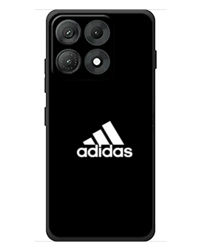 Чехол для Motorola Edge 70 Max с картинкой «Черная классика Adidas»