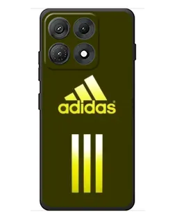 Чехол для Motorola Edge 70 Max с картинкой «Оливковый градиент Adidas»