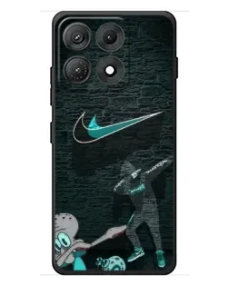 Чехол для Motorola Edge 70 Max с картинкой «Спортивный арт Nike»