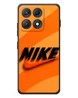 Чехол для Motorola Edge 70 Max с картинкой «Оранжевый драйв Nike»