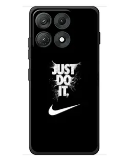Чехол для Motorola Edge 70 Max с картинкой «Текстовый принт Nike»