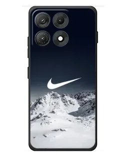 Чехол для Motorola Edge 70 Max с картинкой «Nike — зимние горы»