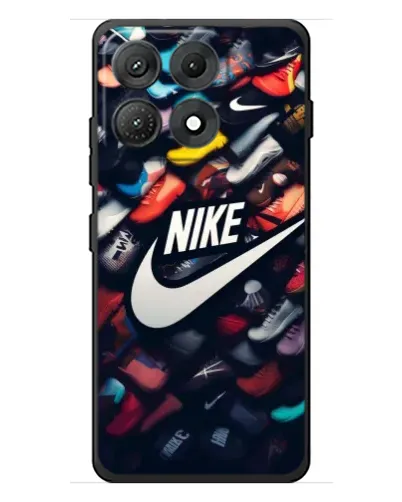 Чехол для Motorola Edge 70 Max с картинкой «Коллекция кроссовок Nike»