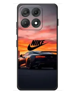 Чехол для Motorola Edge 70 Max с картинкой «Nike и суперкар»