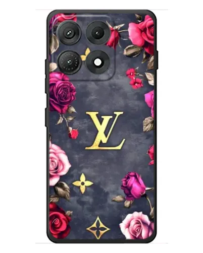 Чехол для Motorola Edge 70 Max с картинкой «Цветочный Louis Vuitton»