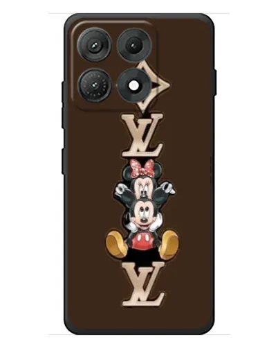 Чехол для Motorola Edge 70 Max с картинкой «LV и Микки Маус»