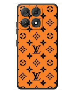 Чохол для Motorola Edge 70 Max з картинкою «Помаранчевий стиль LV»