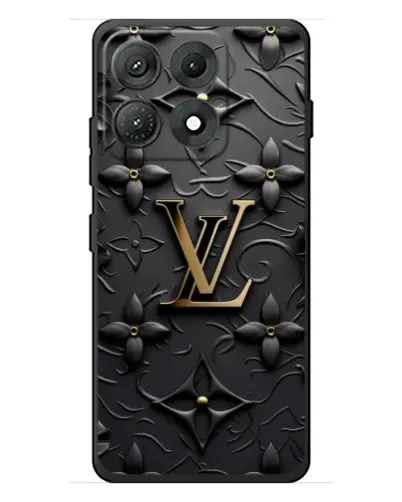 Чехол для Motorola Edge 70 Max с картинкой «Кожаная текстура LV»