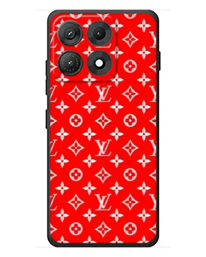 Чехол для Motorola Edge 70 Max с картинкой «Яркий паттерн LV»