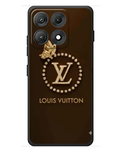 Чехол для Motorola Edge 70 Max с картинкой «LV — золотая печать»