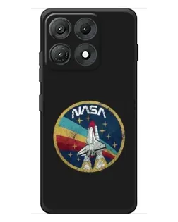 Чехол для Motorola Edge 70 Max с картинкой «NASA — эмблема миссии»