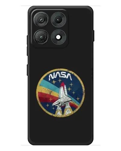 Чехол для Motorola Edge 70 Max с картинкой «NASA — эмблема миссии»