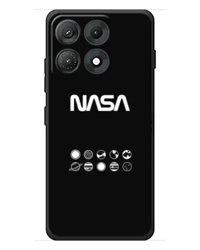 Чехол для Motorola Edge 70 Max с картинкой «NASA — технический принт»