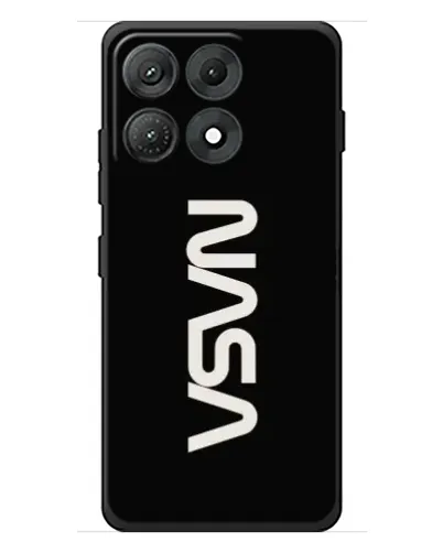 Чехол для Motorola Edge 70 Max с картинкой «NASA — вертикальный логотип»