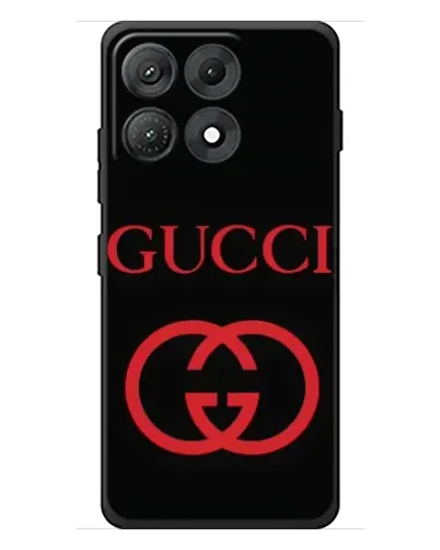 Чехол для Motorola Edge 70 Max с картинкой «Gucci — красный логотип»