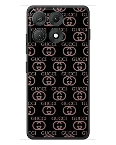 Чехол для Motorola Edge 70 Max с картинкой «Классическая монограмма Gucci»